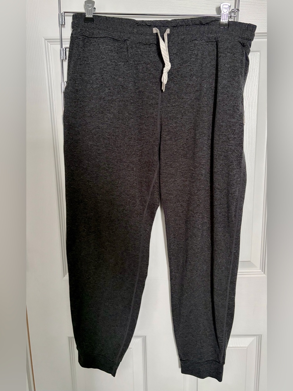 Vuori Dark Charcoal Joggers with Contrast Drawstring
